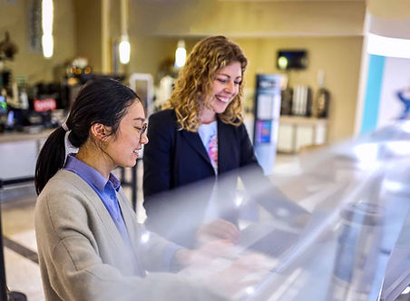 Two Women in Cafe